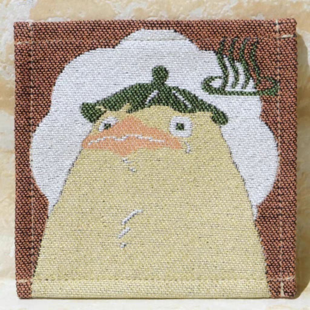 Spirited Away Characters nostalgic style  - Chihiro haku handmade fabric coaster