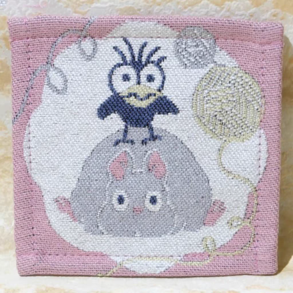 Spirited Away Characters nostalgic style  - Chihiro haku handmade fabric coaster